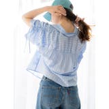 ギャザーデザインハーフスリーブシャツ | Ungrid | 詳細画像11