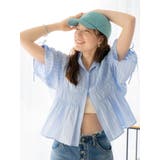 ギャザーデザインハーフスリーブシャツ | Ungrid | 詳細画像13