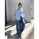 ギャザーデザインハーフスリーブシャツ | Ungrid | 詳細画像37