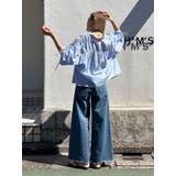 ギャザーデザインハーフスリーブシャツ | Ungrid | 詳細画像38