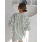 ギャザーデザインハーフスリーブシャツ | Ungrid | 詳細画像42