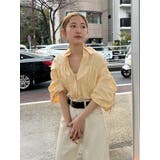 ギャザーデザインハーフスリーブシャツ | Ungrid | 詳細画像47