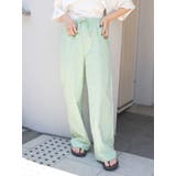 グリーン | ジャカードラフパンツ | Ungrid