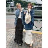 アイラインシャーリングスカート | Ungrid | 詳細画像12