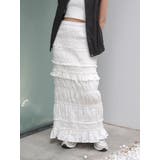 アイラインシャーリングスカート | Ungrid | 詳細画像2