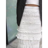 アイラインシャーリングスカート | Ungrid | 詳細画像4