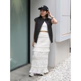 アイラインシャーリングスカート | Ungrid | 詳細画像5