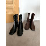 スクエアトゥミドル丈ブーツ | Ungrid | 詳細画像10 