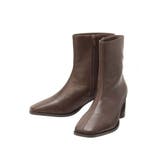 スクエアトゥミドル丈ブーツ | Ungrid | 詳細画像16 