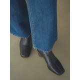 スクエアトゥミドル丈ブーツ | Ungrid | 詳細画像2 