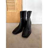 スクエアトゥミドル丈ブーツ | Ungrid | 詳細画像8 