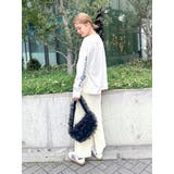 チュールコンビベロアショルダーバッグ | Ungrid | 詳細画像16 