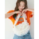 チュールコンビベロアショルダーバッグ | Ungrid | 詳細画像2 