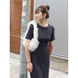 チュールコンビベロアショルダーバッグ | Ungrid | 詳細画像5 