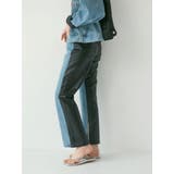 フェイクレザードッキングデニム | Ungrid | 詳細画像6