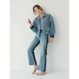 フェイクレザードッキングデニム | Ungrid | 詳細画像9