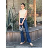 ヴィンテージハイウエストフレアデニム | Ungrid | 詳細画像9 