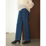 ハイウエストルーズストレートデニム | Ungrid | 詳細画像2 