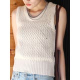 ビジューニットベスト | Ungrid | 詳細画像3 