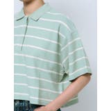 ワイドデザインポロシャツ | Ungrid | 詳細画像21 