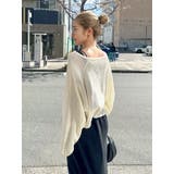 ショートメッシュロングスリーブTee | Ungrid | 詳細画像3 