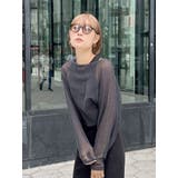 チャコールグレー | ショートメッシュロングスリーブTee | Ungrid