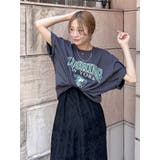 チャコールグレー | カレッジロゴビッグTee | Ungrid
