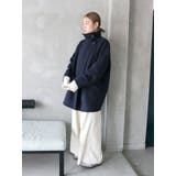 ハイネックミドル丈コート | Ungrid | 詳細画像12