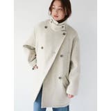 ハイネックミドル丈コート | Ungrid | 詳細画像4