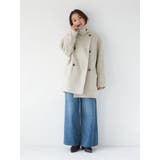 ハイネックミドル丈コート | Ungrid | 詳細画像6