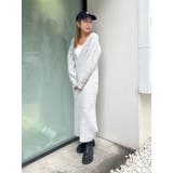 2Wayスリットニットワンピ－ス | Ungrid | 詳細画像3 