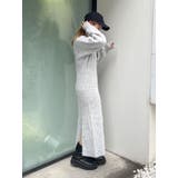 2Wayスリットニットワンピ－ス | Ungrid | 詳細画像4 