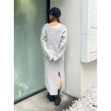 2Wayスリットニットワンピ－ス | Ungrid | 詳細画像5 