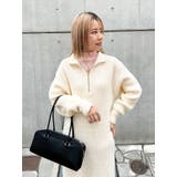 【WEB限定】ハイネックジップニットワンピース | Ungrid | 詳細画像24 