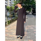 【WEB限定】フレアスリーブテレコフィットワンピース | Ungrid | 詳細画像40 