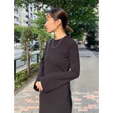 【WEB限定】フレアスリーブテレコフィットワンピース | Ungrid | 詳細画像43 