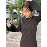 【WEB限定】フレアスリーブテレコフィットワンピース | Ungrid | 詳細画像44 