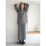 ラメニットアイラインスカート | Ungrid | 詳細画像10