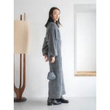 ラメニットアイラインスカート | Ungrid | 詳細画像5