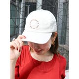 アイボリー | エンブロイダリーデザインキャップ | Ungrid