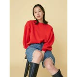 【WEB限定】スリーブタックスウェットライクルーズニット | Ungrid | 詳細画像11 