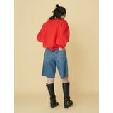 【WEB限定】スリーブタックスウェットライクルーズニット | Ungrid | 詳細画像15 