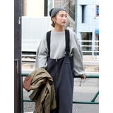 【WEB限定】スリーブタックスウェットライクルーズニット | Ungrid | 詳細画像16 