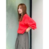 【WEB限定】スリーブタックスウェットライクルーズニット | Ungrid | 詳細画像30 