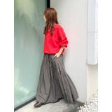 【WEB限定】スリーブタックスウェットライクルーズニット | Ungrid | 詳細画像32 