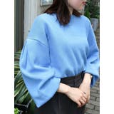 【WEB限定】スリーブタックスウェットライクルーズニット | Ungrid | 詳細画像36 