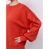 【WEB限定】スリーブタックスウェットライクルーズニット | Ungrid | 詳細画像45 