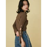 【WEB限定】スリーブデザインリボンニット | Ungrid | 詳細画像4 