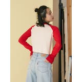 【WEB限定】ラグランロゴショートニット | Ungrid | 詳細画像5 