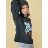 【WEB限定】フラワープリントスウェット | Ungrid | 詳細画像3